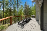Just a short walk from the deck enjoy the secluded fire pit